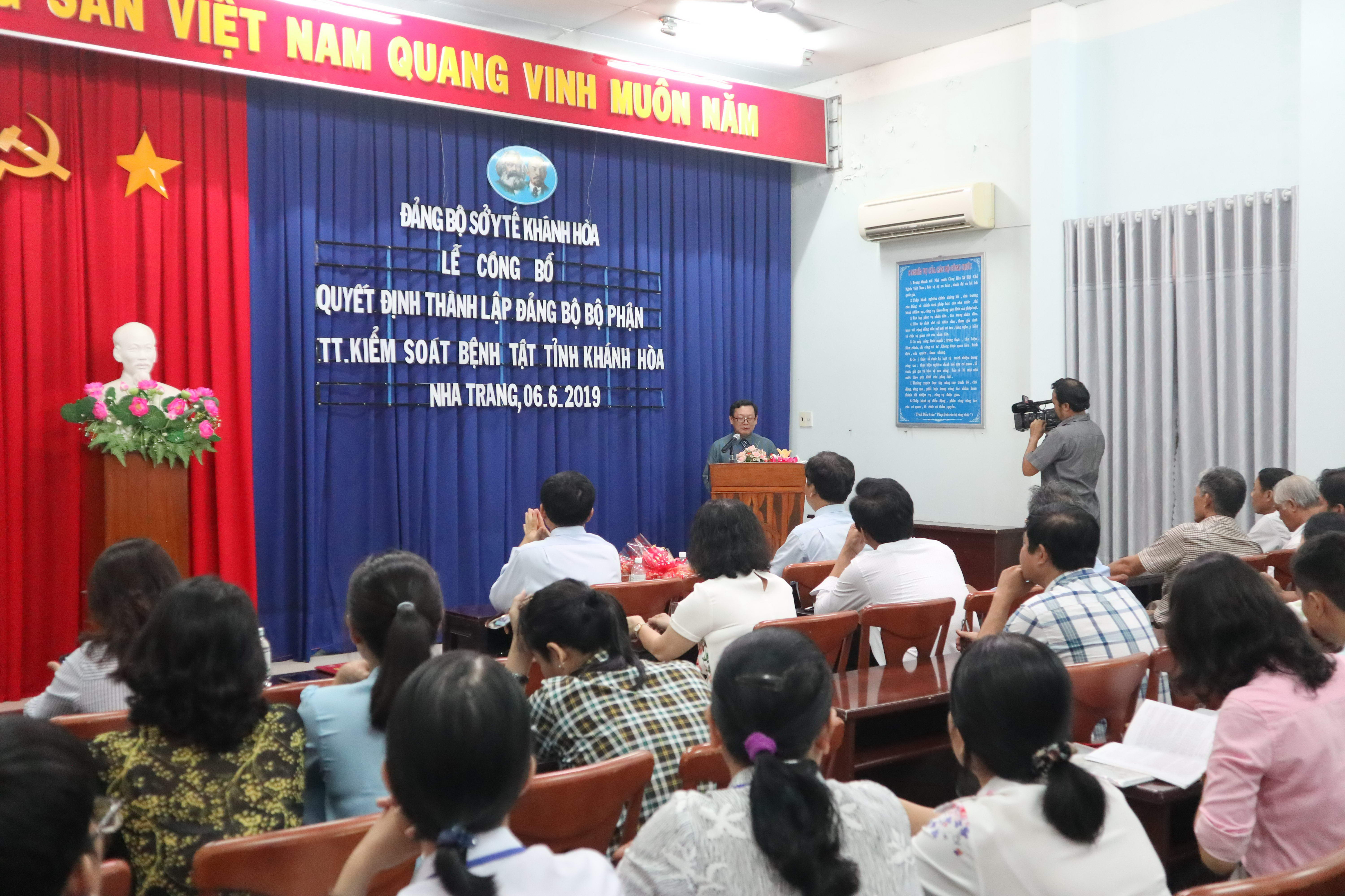 ĐẢNG BỘ BỘ PHẬN TRUNG TÂM KIỂM SOÁT BỆNH TẬT TỈNH THỰC HIỆN TỐT CÁC NHIỆM VỤ CHÍNH TRỊ